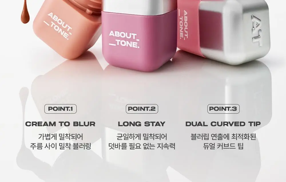 [NEW/필터 블러립] 어바웃톤 블러 핏 틴트 미니 2.3g 6COLORS 상세페이지 12